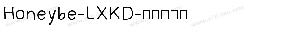 Honeybe-LXKD字体转换