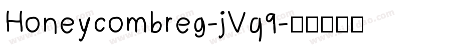 Honeycombreg-jVq9字体转换