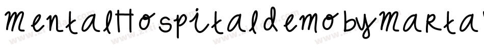 MentalHospitalDemoByMartaV-Vmq0字体转换