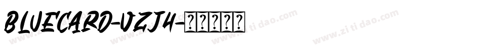 BlueCard-vZj4字体转换