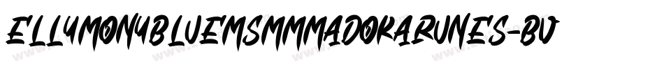 EllymonyBlueMsmmMadokaRunes-BVEB字体转换