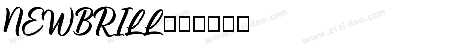 NEWBRILL字体转换