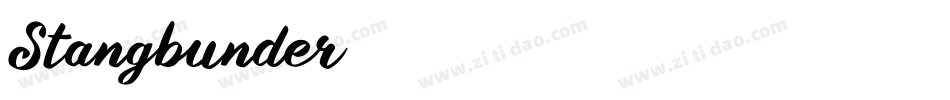 Stangbunder字体转换