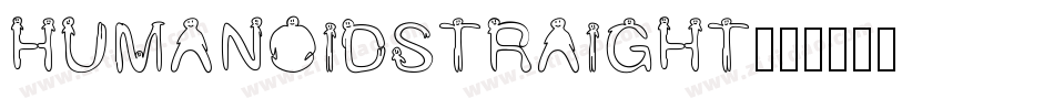 HUMANOIDSTRAIGHT字体转换