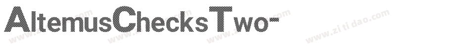 AltemusChecksTwo字体转换
