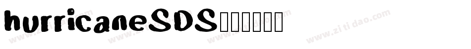 hurricaneSDS字体转换