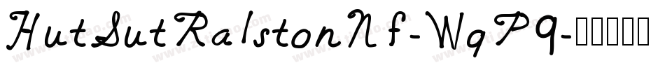 HutSutRalstonNf-WqP9字体转换