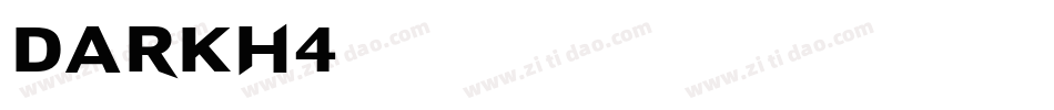 Darkh4字体转换
