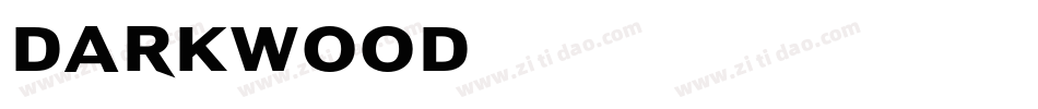 Darkwood字体转换