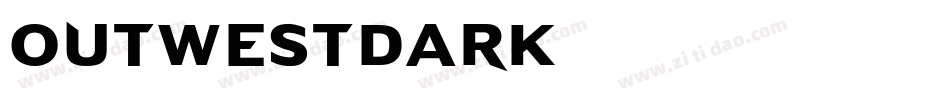 OutwestDark字体转换