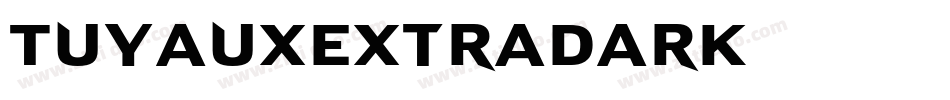 TuyauxExtraDark字体转换