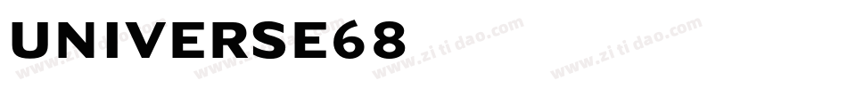 UNIVERSE68字体转换