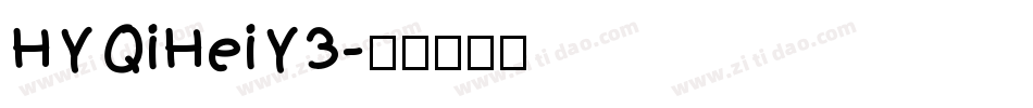 HYQiHeiY3字体转换