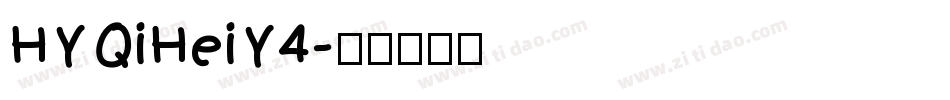 HYQiHeiY4字体转换