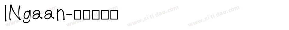 INgaan字体转换