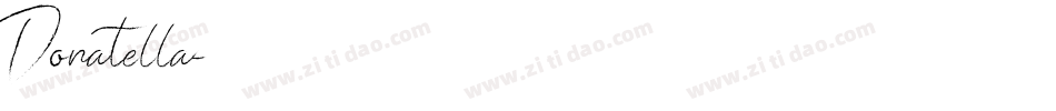 Donatella字体转换