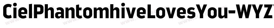 CielPhantomhiveLovesYou-WYZY字体转换