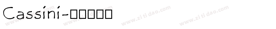 Cassini字体转换