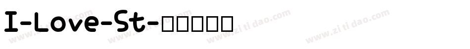 I-Love-St字体转换