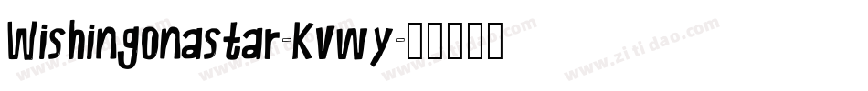 Wishingonastar-Kvwy字体转换
