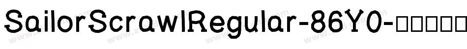 SailorScrawlRegular-86Y0字体转换