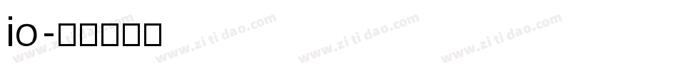 io字体转换