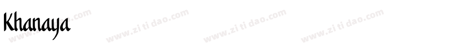 Khanaya字体转换
