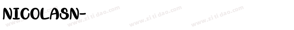 NICOLASN字体转换