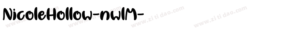 NicoleHollow-nwlM字体转换