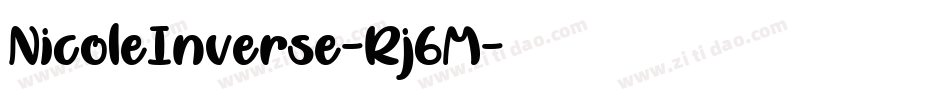 NicoleInverse-Rj6M字体转换