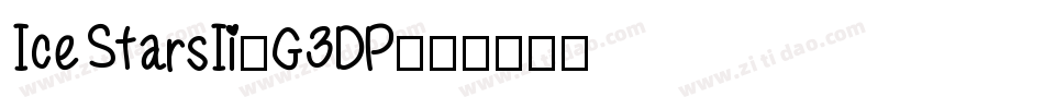 IceStarsIi-G3DP字体转换