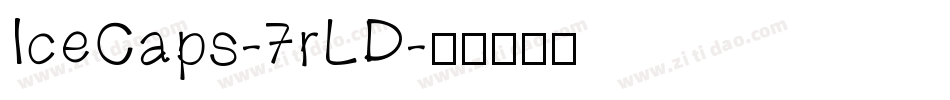 IceCaps-7rLD字体转换