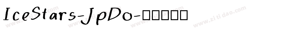 IceStars-JpDo字体转换