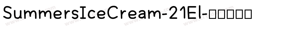 SummersIceCream-21El字体转换