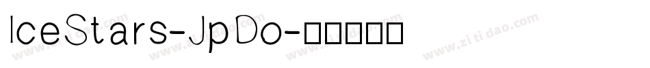IceStars-JpDo字体转换