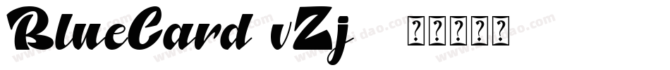 BlueCard-vZj4字体转换