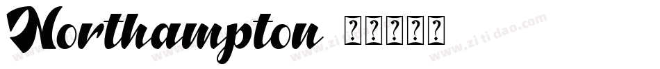 Northampton字体转换