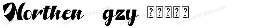 Northen-9gzy字体转换