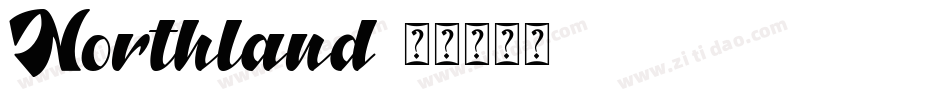 Northland字体转换