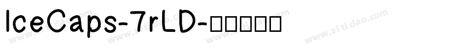 IceCaps-7rLD字体转换