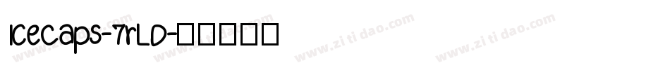 IceCaps-7rLD字体转换