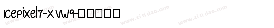 IcePixel7-XVw9字体转换