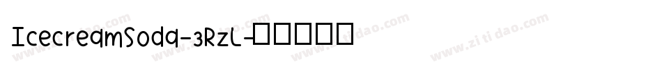 IcecreamSoda-3RzL字体转换