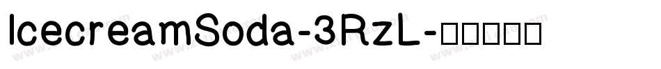 IcecreamSoda-3RzL字体转换