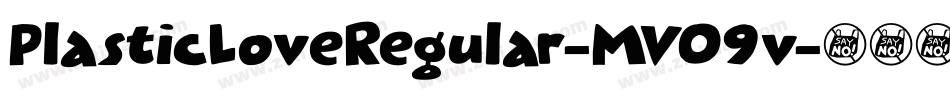 PlasticLoveRegular-MVO9v字体转换