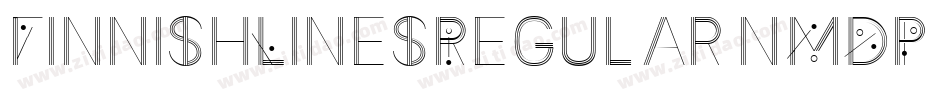 FinnishLinesRegular-nMDP字体转换