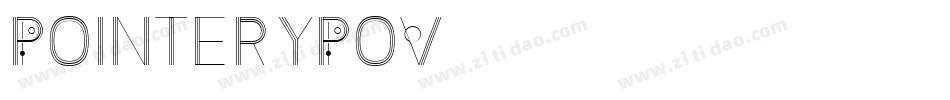Pointer-yPoV字体转换