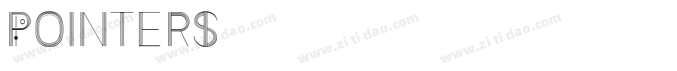 Pointers字体转换