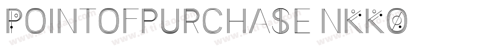Pointofpurchase-nKKO字体转换