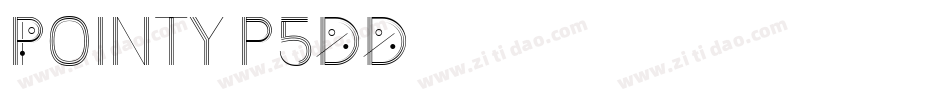 Pointy-p5DD字体转换